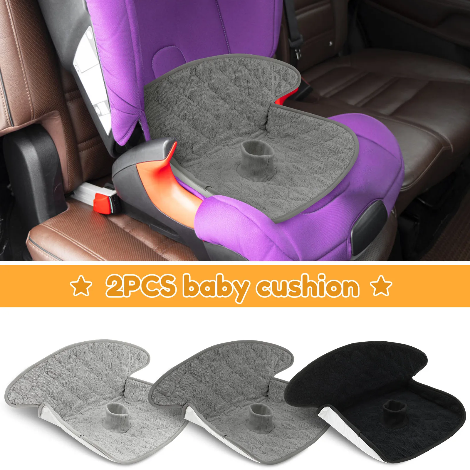 Infant Car Seat Cover - 2 Almohadillas de Entrenamiento para Ir