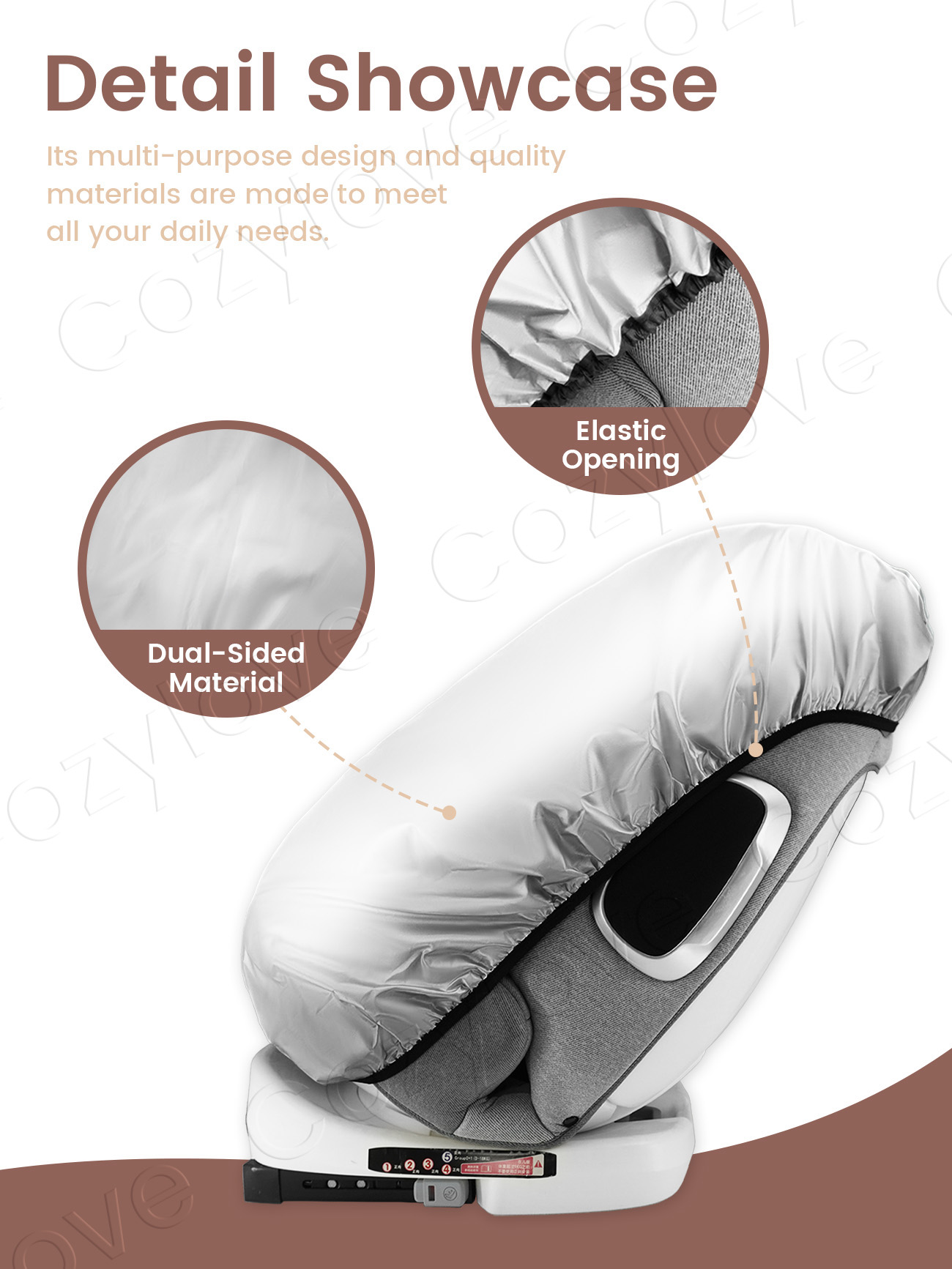 Parasol universal para asiento - Infant Car Seat Cover reseña y precio