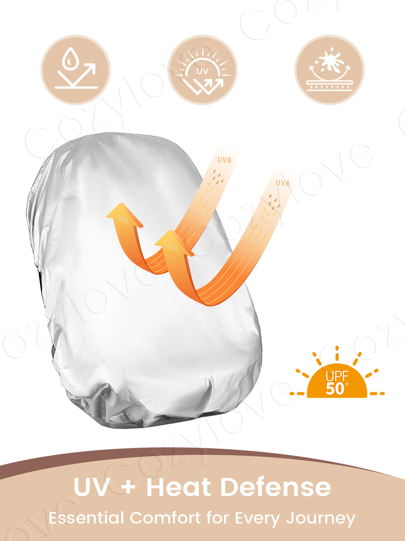 Parasol universal para asiento - Infant Car Seat Cover reseña y precio