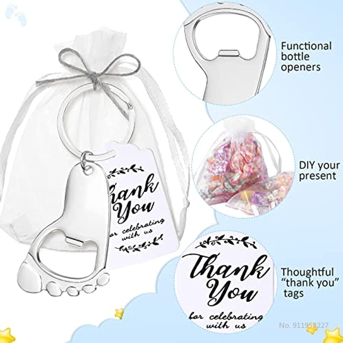 Lote de 50 Abrebotellas con Fo - Zwitsal Baby Products reseña y precio