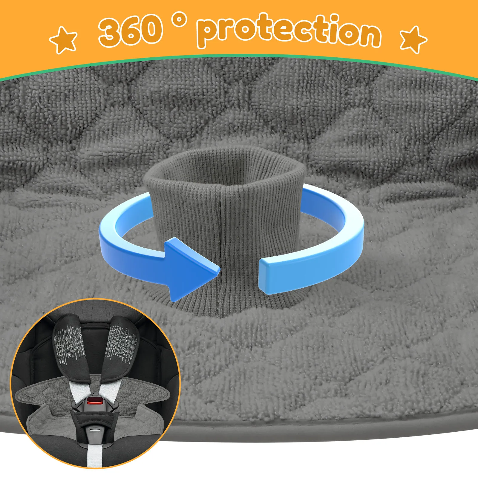 2 Almohadillas de Entrenamient - Infant Car Seat Cover reseña y precio