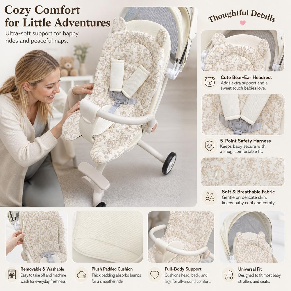 Cojín para asiento de cochecit - Infant Car Seat Cover reseña y precio